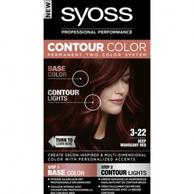 Syoss Contour color 3-22 50ml deep mahony red